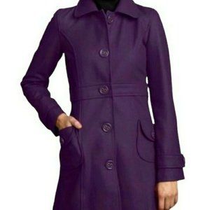 Tulle Wool Coat